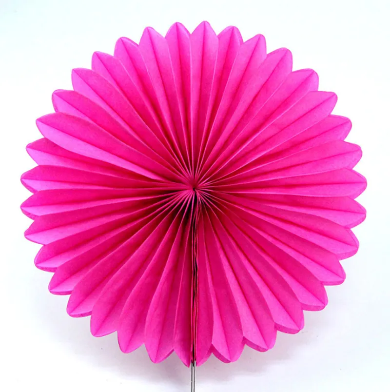 Paper Fan Flower Craft Supplies Wedding Decoration Centerpieces Birthday Wedding Favors 30cm