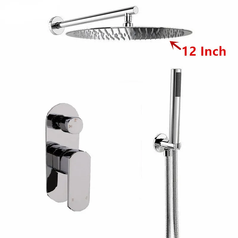 Wall Mounted Brushed Gold Jiayoujia Rainfall Shower System With 8 10