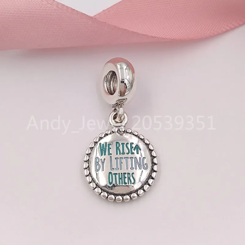 Andy Jewel 925 silver Pandora We Rise By Lifting Others Dangle Charm Mixed Enamel Pendants Moments women for Thanksgiving Day fit Charms Bracelets ENG791169/53