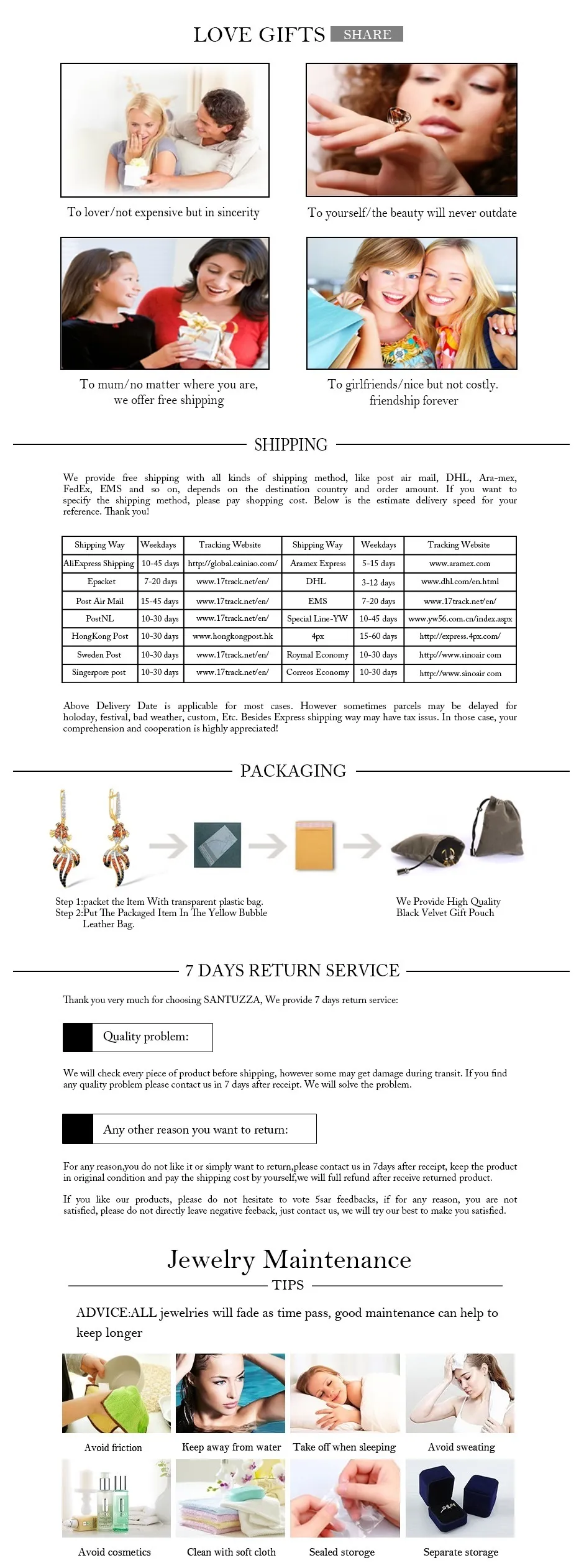 3 - shipping N return policy