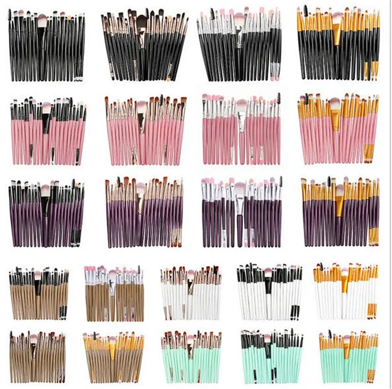 Hot Health Beauty 20pcs Set Professional Makeup Brush Set Powder Foundation Founde Eyeshadow Make Up Brushes Cosmetics мягкие синтетические волосы xb1