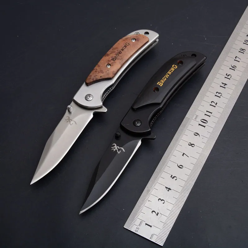 Oferta specjalna Browning 338 332 Kieszonkowy nóż na zewnątrz kemping piesze małe noże z składanym nożem z oryginalnym pakietem papierowym 3235151