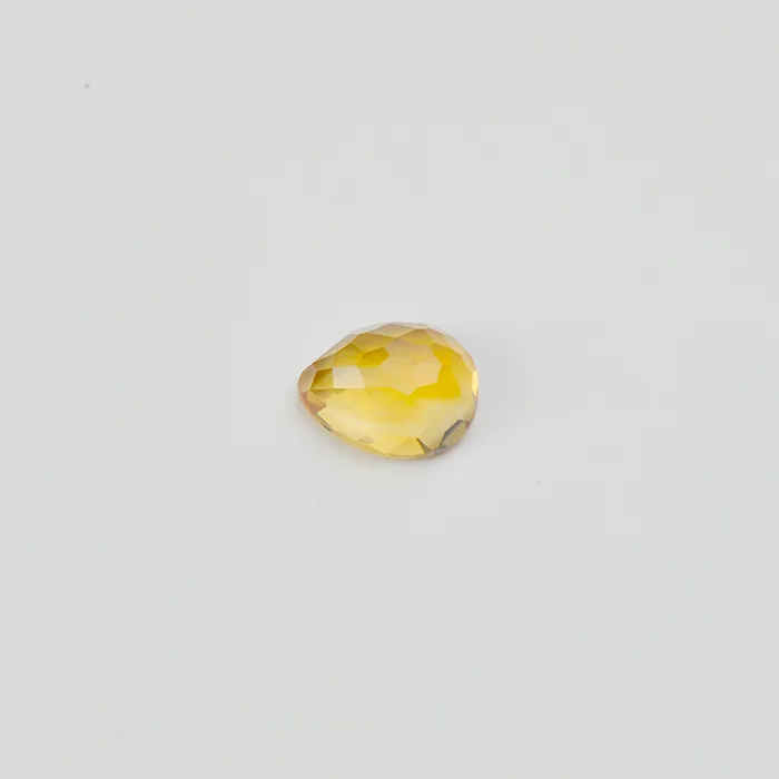 100% Réel Naturel Citrine Poire Forme Facette Brilliant Cut 3x4-5x7mm Usine Entière Chinois Pierre Précieuse En Vrac Pour La Fabrication De Bijoux 30p258n