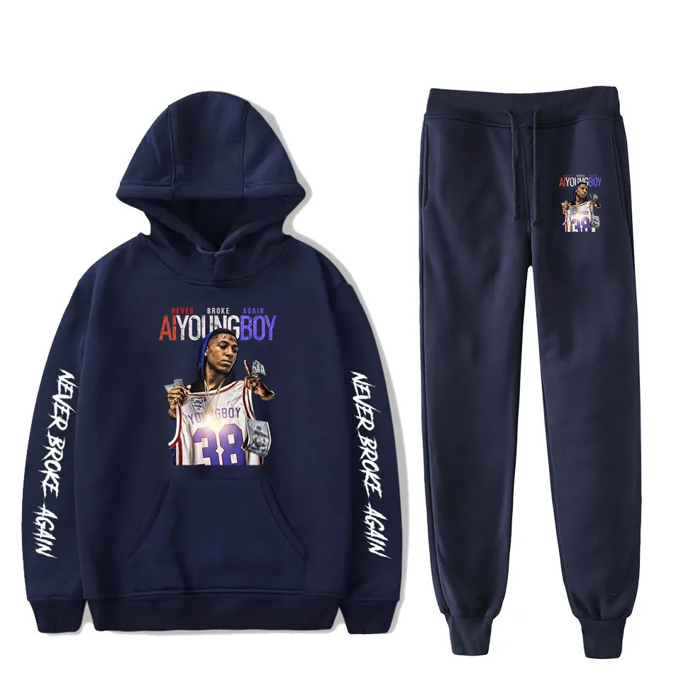 Never broke again sales hoodie and pants