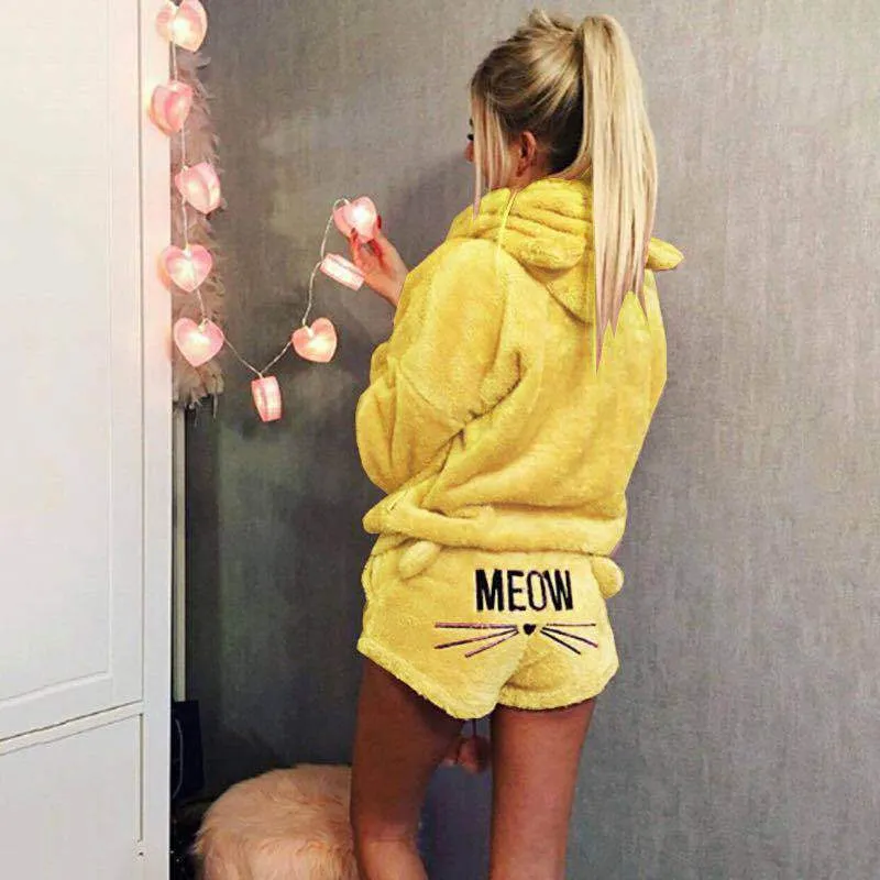Meow fluffy pjs hotsell