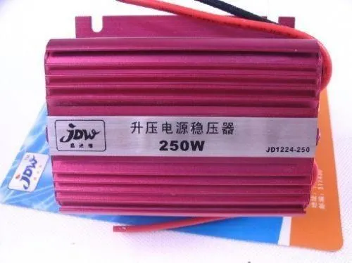 新しいDC 12VからDC 24V 12A 250Wステップアップコンバーターの電源レギュレータへのFreeshipping