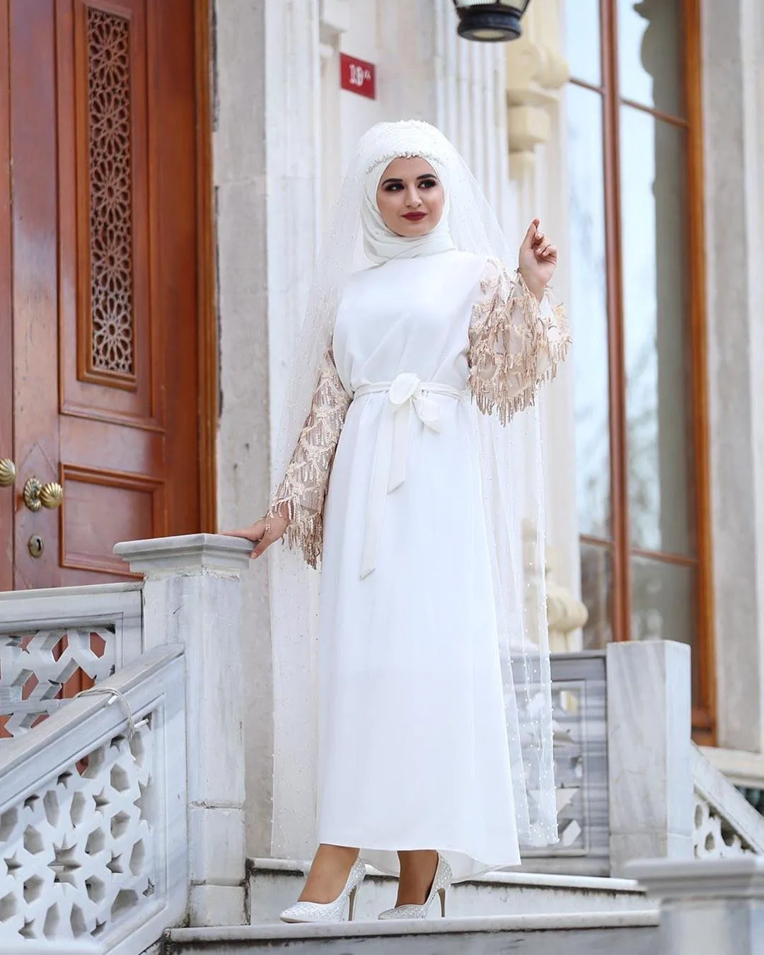 green emerald velvet dress Generic 2024 Muslim Clothes for Women khimar 2 Piece Set Eid Abaya Dress  Suits Turkish Pants Kaftan Dresses Muslim Arabic Pakistani Dubai Prayer Clothes  Clothing Grey Medium at Amazon Women's Clothing store