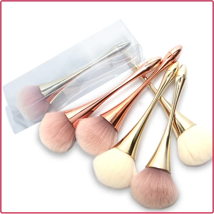 Single Foundation Brush Beauty Gereedschap Waterdruppels Kleine Taille Imitatie Wol Make-up Borstel Goblet Makeup Borstel