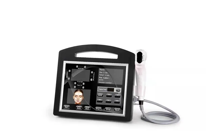 12Link آلة HIFU 4D مع 3.0 / 4.5 خراطيش عالية كثافة تركز على الموجات فوق الصوتية الجلد تشديد الوجه رفع التجاعيد إزالة الجسم التخسيس