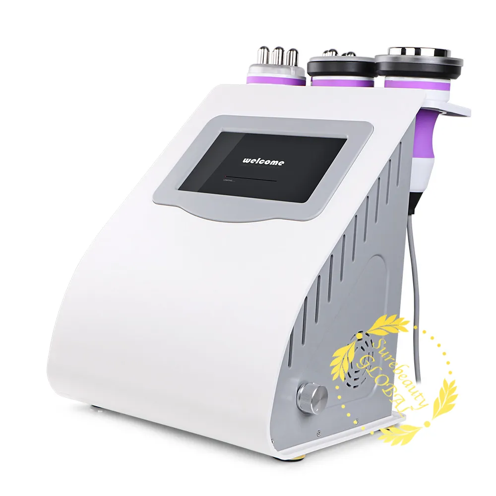 5 W 1 40K ultradźwiękowe próżnia RF Ciała Odchudzanie Maszyna Laserowa Odchudzanie Cellulit Demontaż Ciała Korpus Masaż twarzy