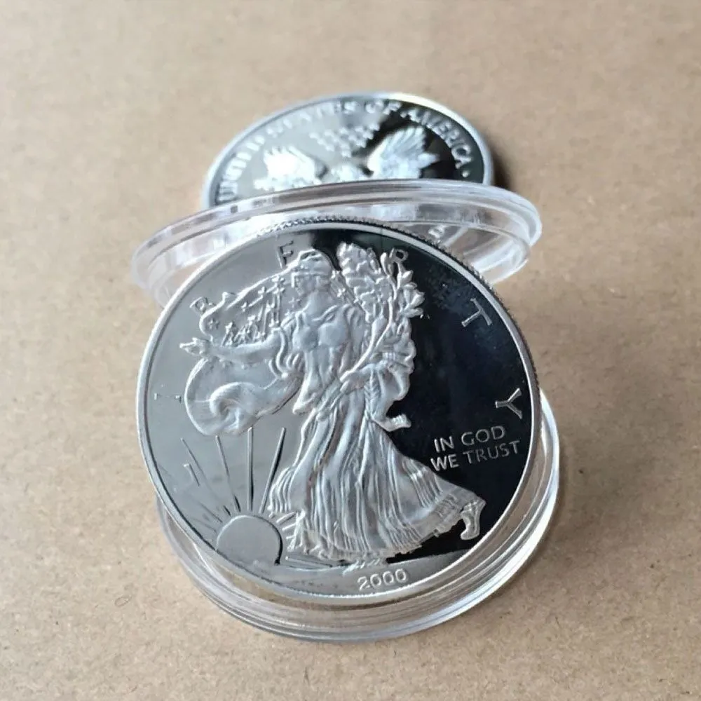 1 oz 999 Bullion Silver Round Eagle coins American Silver 2000years