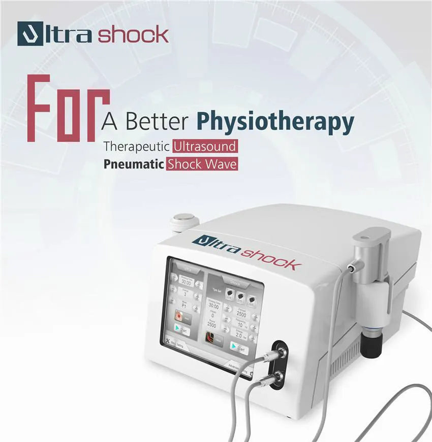 Autres équipements de beauté Pneumatique Ultra Shock Wave Therapy Machine Ultra ShockWave Physiothérapie Eswt Soulagement de la douleur au dos du genou Élimination de la cellulite