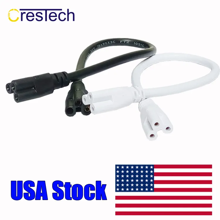 6FT 180cm Switch Power Extension Cord Cable Strip for LED T5 T8 T10 T12 Light Tube, Power Wire Cable, tube power cord us