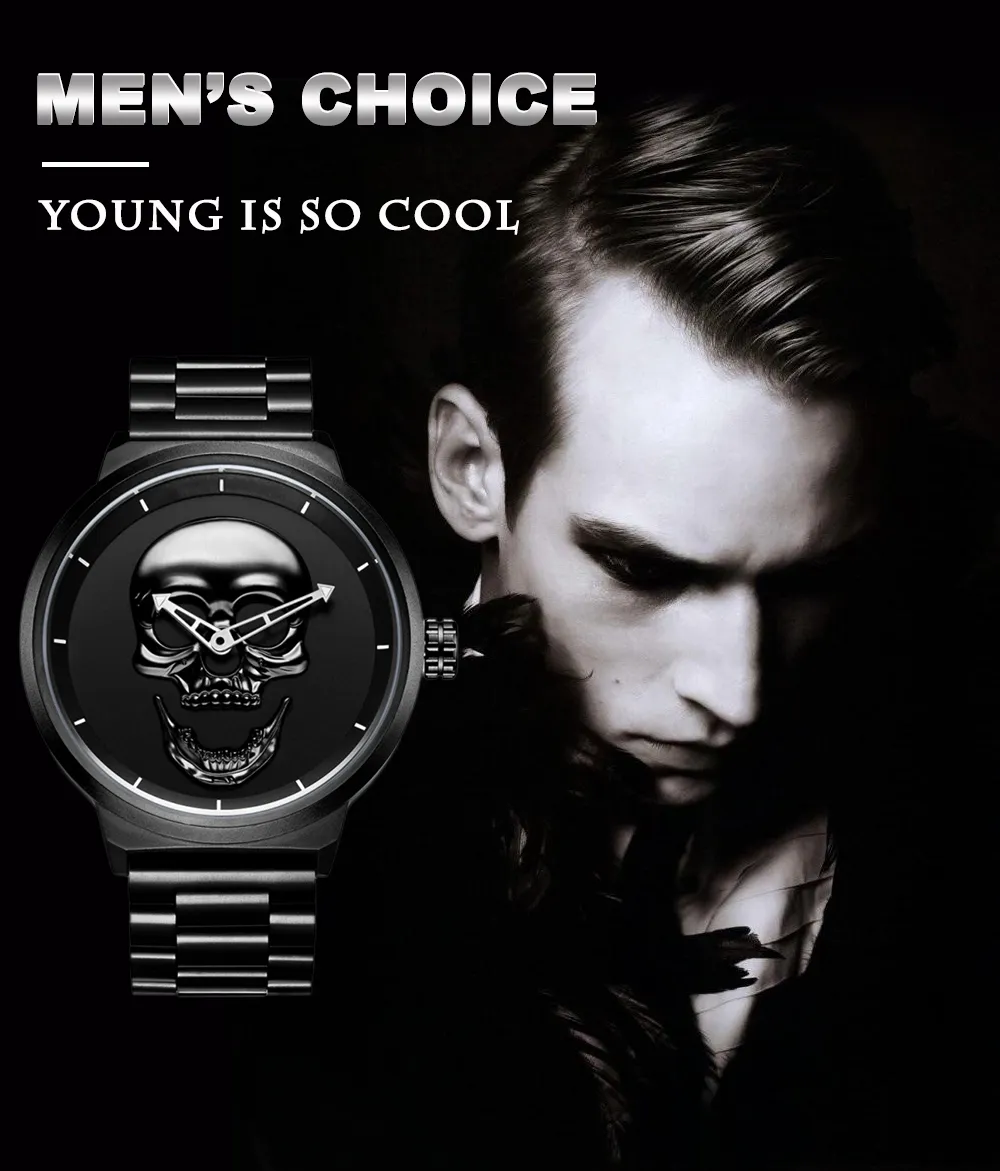 Gimto skull watch deals
