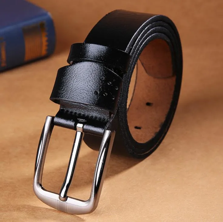 Wholesale-leather belt luxury belts designer belts for men big buckle belt male chastity belts top fashion mens leather belt wholesale