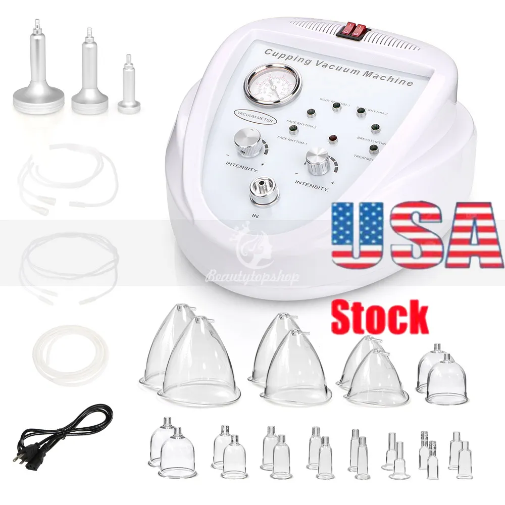 HotSale Vakuum Massage Terapi Förstoring Bröstpump Lyftning Bröstförstärkare Massager Bust Cup Body Shaping Spa Machine