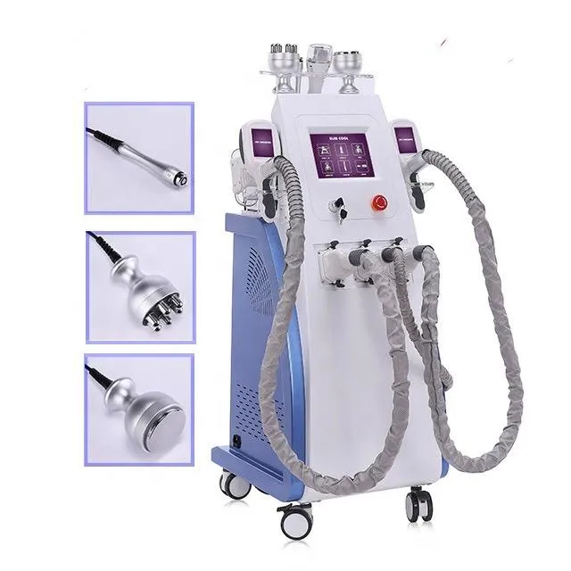 Directly effect powerful slimming machine3 cryo handle 800W ultrasonic vacuum lipo weight loss laser fat freezing beauty machine taxes free no any additional fees