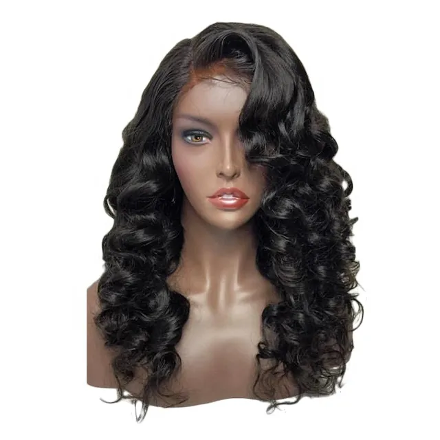 Koronki przednie ludzkie peruki do włosów 360 koronki czołowej peruka 13 * 4 brazylijski body fala ludzkie włosy peruki dla czarnych kobiet z włosami dla dzieci