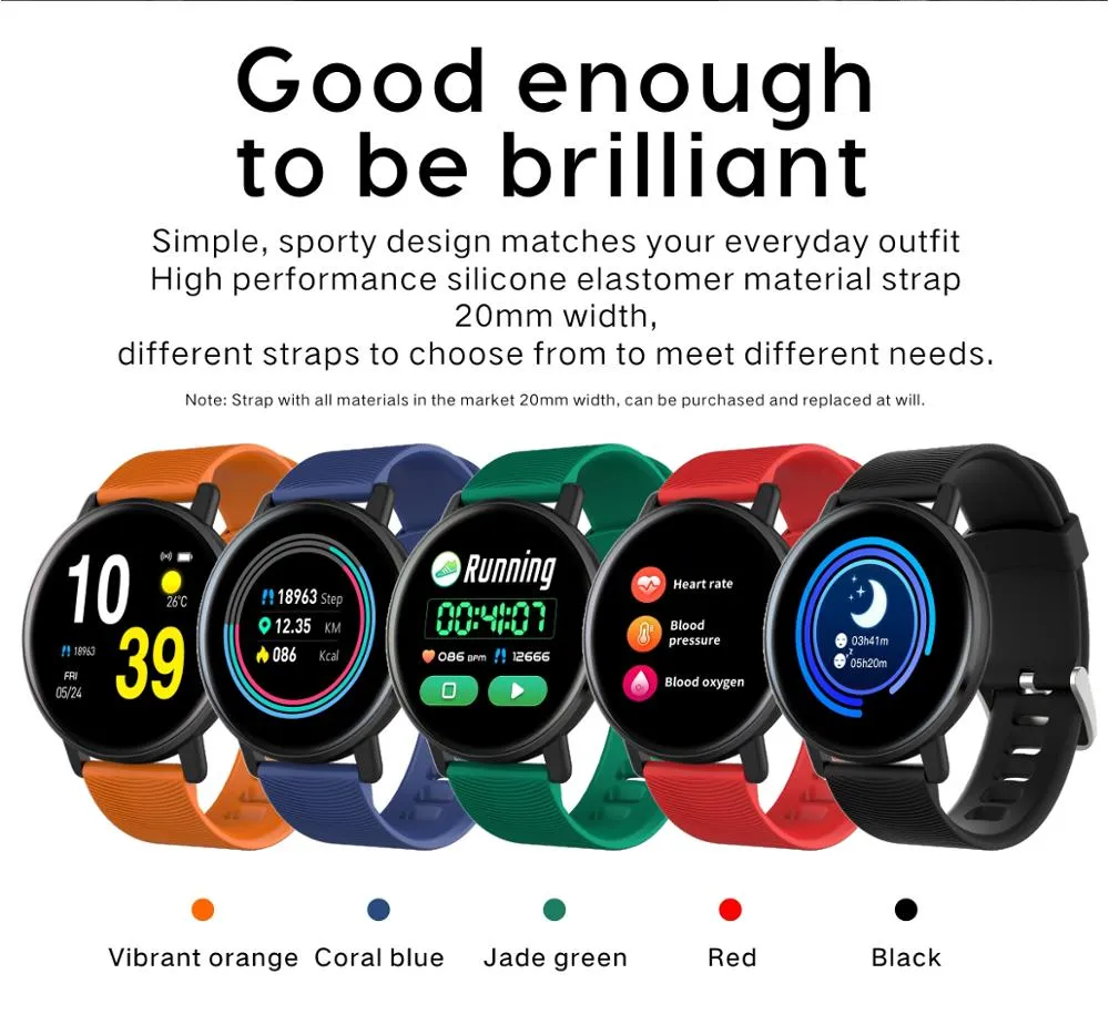 H5 1.3 pouces RoHS CE Montre bracelet à puce intelligente de la caméra à distance pour MI4 MI3 HUAWEI MEIZU SAMSUNG OPPO VIVO LG OnePlus 6S PLUS