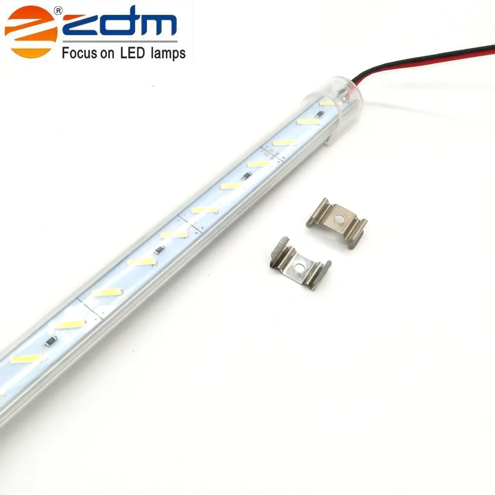 Zdm 100CM 18W 72PCS 8520 Smd 1200-1320lm Lámpara de tira de luz blanca cálida / blanca fría (Dc12v / Dc24v)