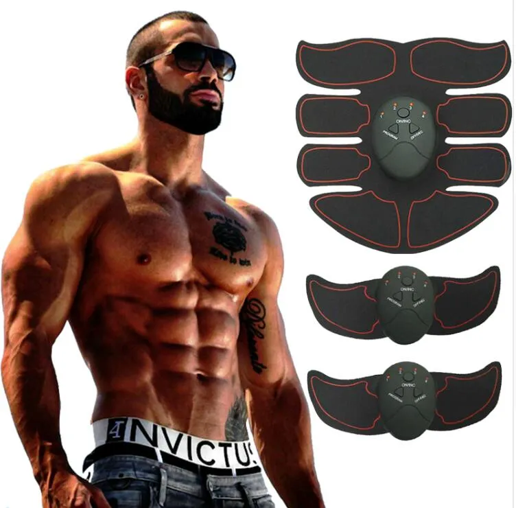 New Smart EMS Muscle Stimulator ABS Abdominal Muscle Toner Body Fitness Shaping Massage Patch Sliming Trainer Exerciser Unisex