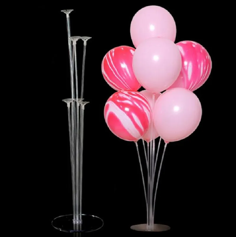 Dropship 4 Sets Balloon Stand Kits; Balloon Sticks Holder With