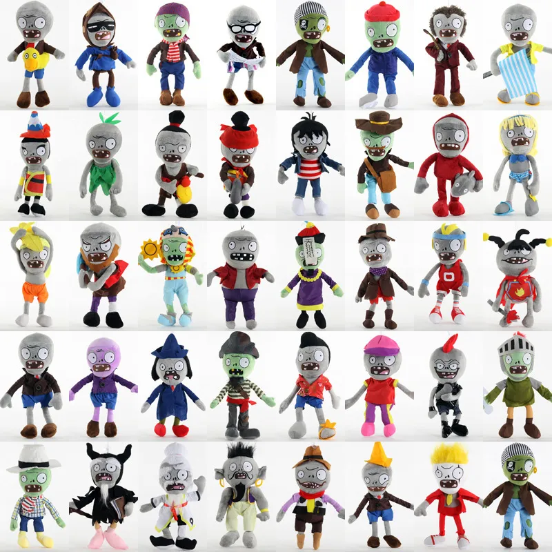 40 Styles vegetal Plush Dolls Brinquedos 30 centímetros jogo clássico Dolls Zombie bichos de pelúcia engraçado Simulação caçoa o presente L407