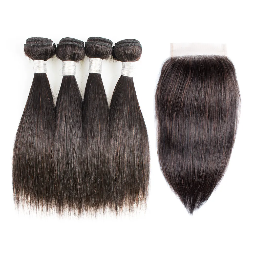 Brazilian Straight Hair Bundles Extensions 50g Bundle 4 