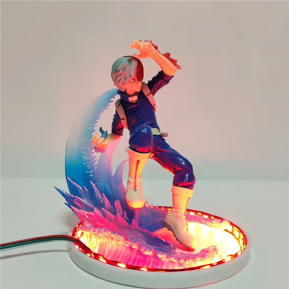 My Hero Academia Figure Todoroki Shoto Battle Scene LED Light Action