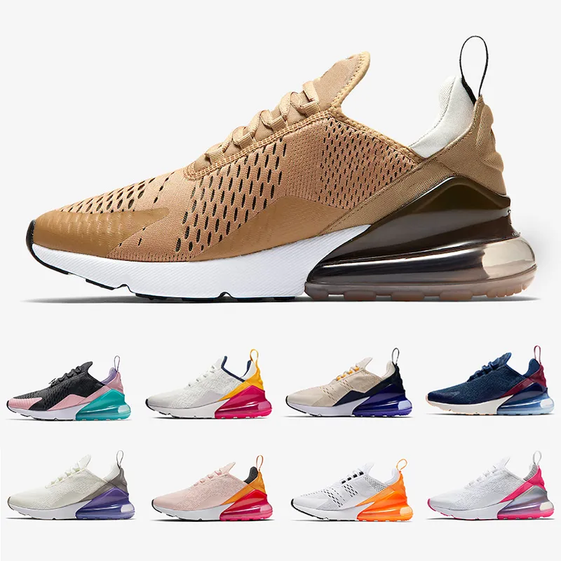 nike Air Max 270 airmax 270 shoes Scarpe da ginnastica economiche Elemental Gold Running da donna. Scarpe da ginnastica da ginnastica per sport all'aria aperta Pink Pink Mowabb