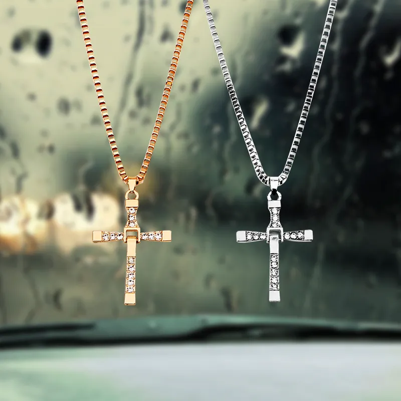 Car Mirror Hanging Cross Christian Auto Decor Ornament for Rearview Mirror Religious Car Accessories 2024