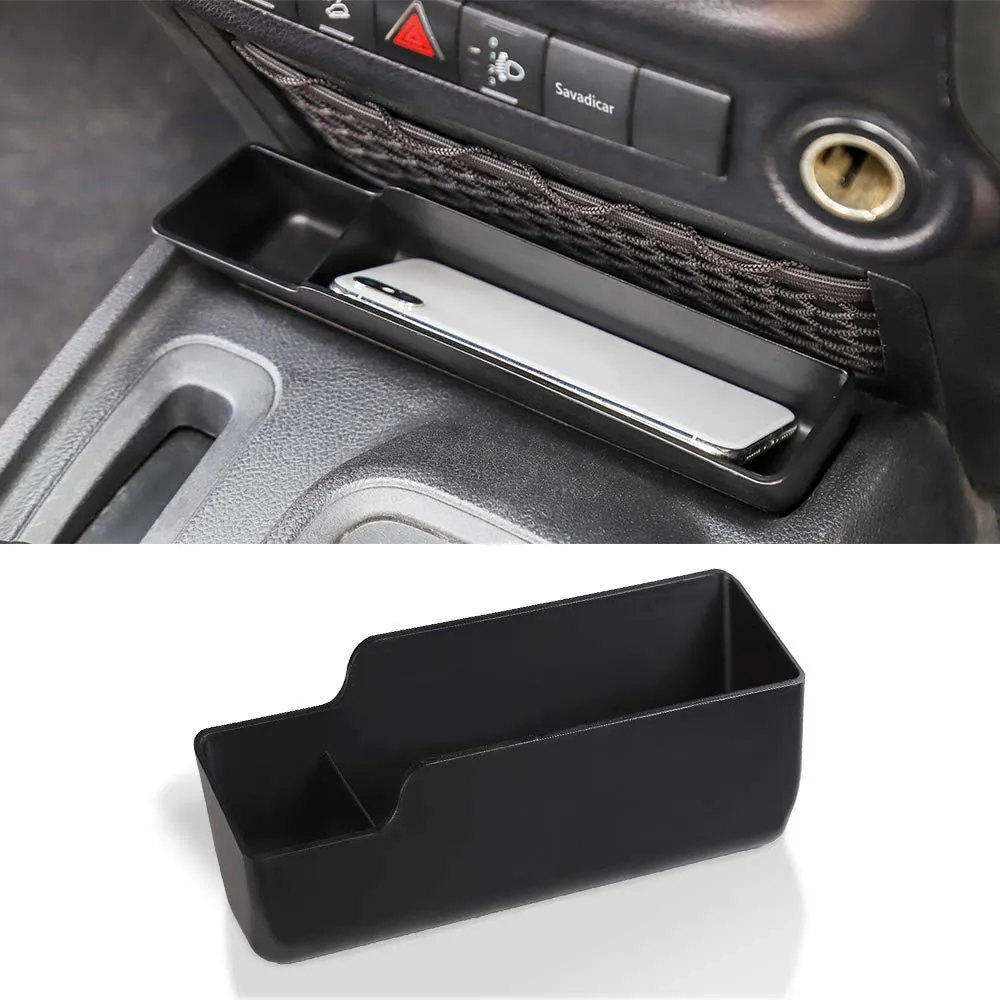 Front Gear Shift Shoping Box Wnętrza Organizator Akcesoria do Jeep Wrangler JK 2011-2017 Auto Akcesoria wewnętrzne