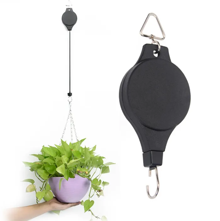 10 Pack Retractable PET Plant Hangers For Home Garden Sturdy Pulley For  Hanging Garden Hanging Basket Hooks, Bear Weight 1 8kg From Tmos, $2.87