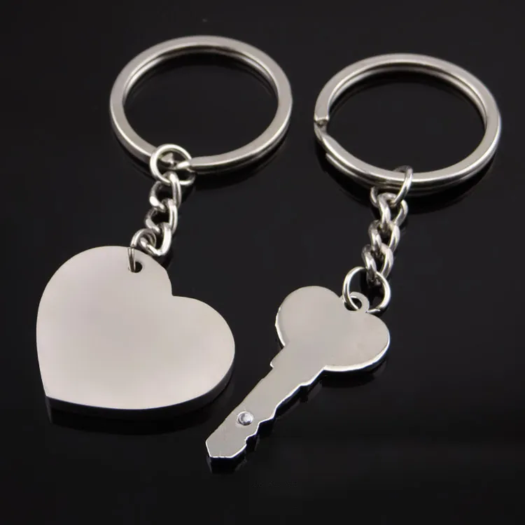 ☆nff☆ heart union keyringsilver 4602755 DHgate.com:Silver-Plated Heart Keychains with Engraved I