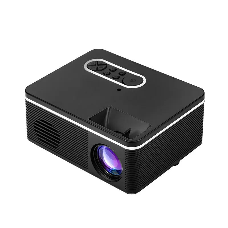 Mini projecteur de LED d'origine 320x240 pixels prend en charge 1080p H90 HDMI UPB PROJECTEUR PORTABLE PORTABLE HOME Media Player Film Jeux de film Proyector