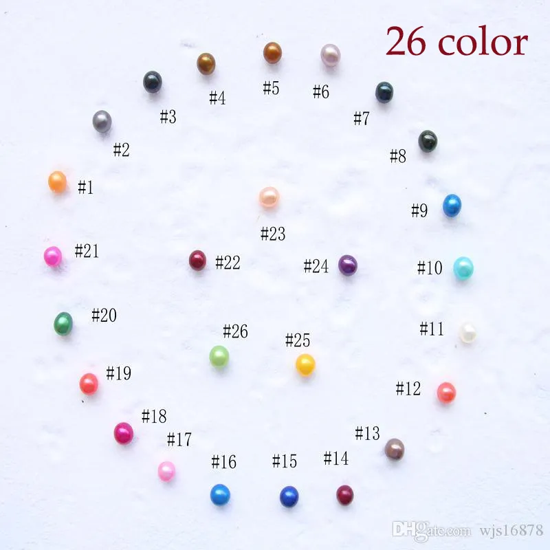 2020 neue Art und Weise DIY Perlen Natürliche frische Ornament Zubehörs Natürliche Masse Mehrfarben Grad Partikel Perlen der Perle 6-7mm Wasserperle