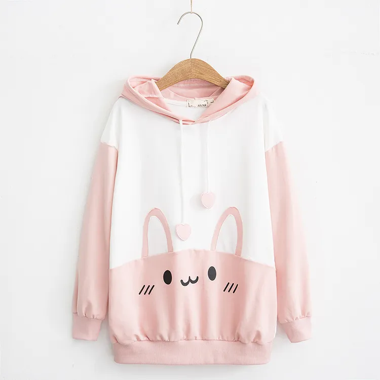 ワンピース Hashtag DDD Rabbit Ears Hooded Sweatshirt Dress rBVaVl33ZLeABuQ4AAFR0o2k-5o590.jpg