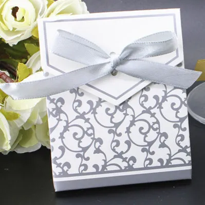 Torba na prezent Ślub Prezenty Cukierki Rocznica Party Urodziny Baby Shower Favor Presents Paper Boxes Party Supplies