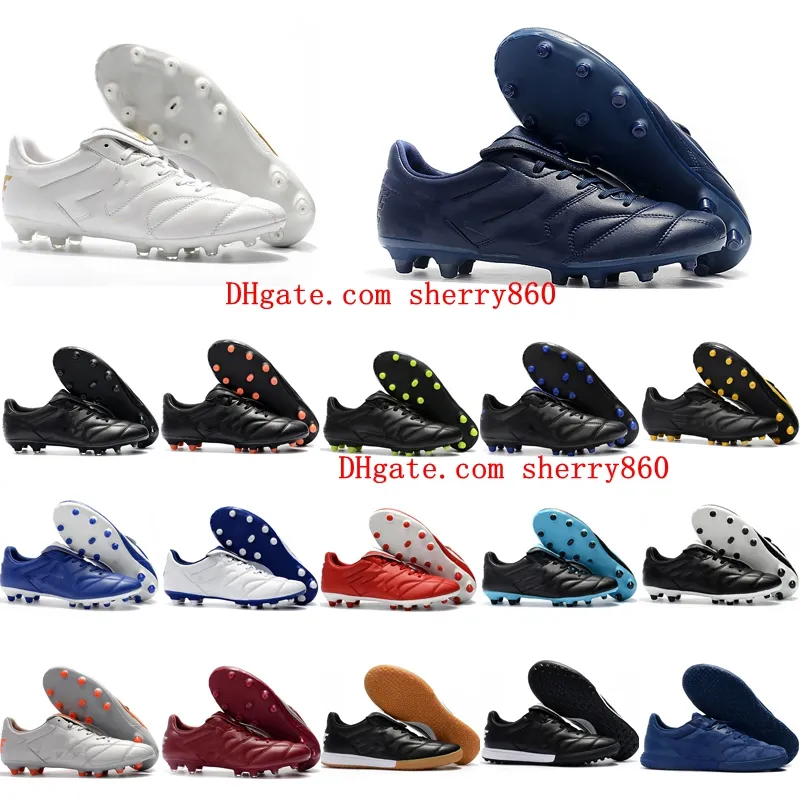 2021 Futbol Ayakkabı Mens Cleats Retro Tiempo Premier II TF IC Futbol Çizmeler Legend 2.0 FG AG