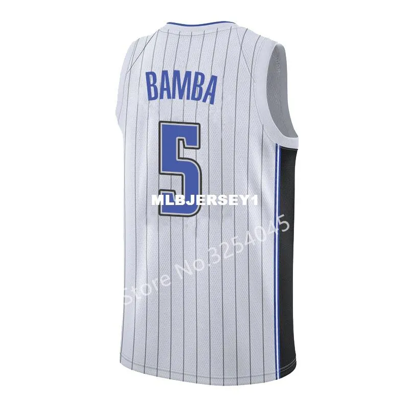 2024 Mohamed Bamba 5 Basketball Jersey Stitched Breathable Quick Dry Polyester Jersey Blue White Mens L M XL XXL From Mlbjersey1 20.73 DHgate.Com