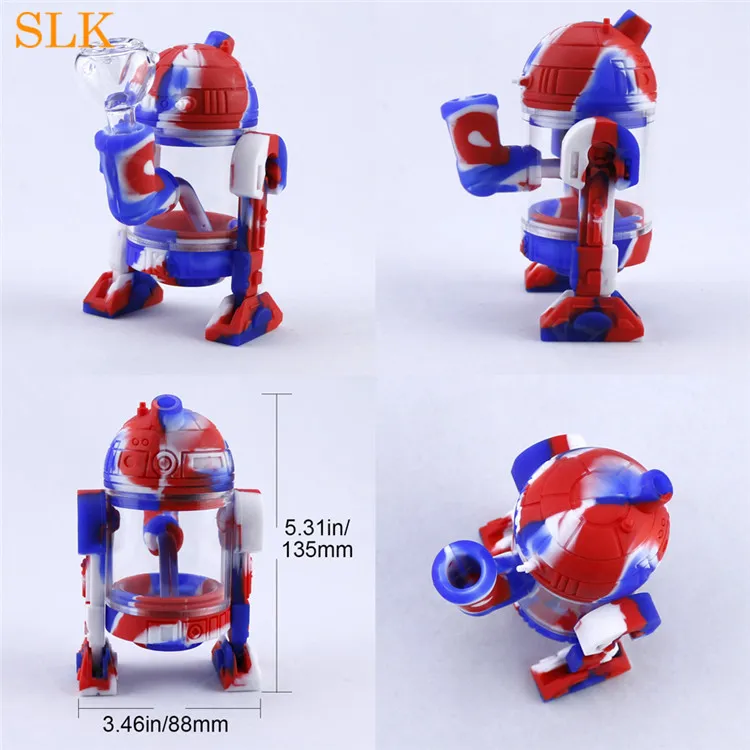 Percolator Glass Robot Pipe