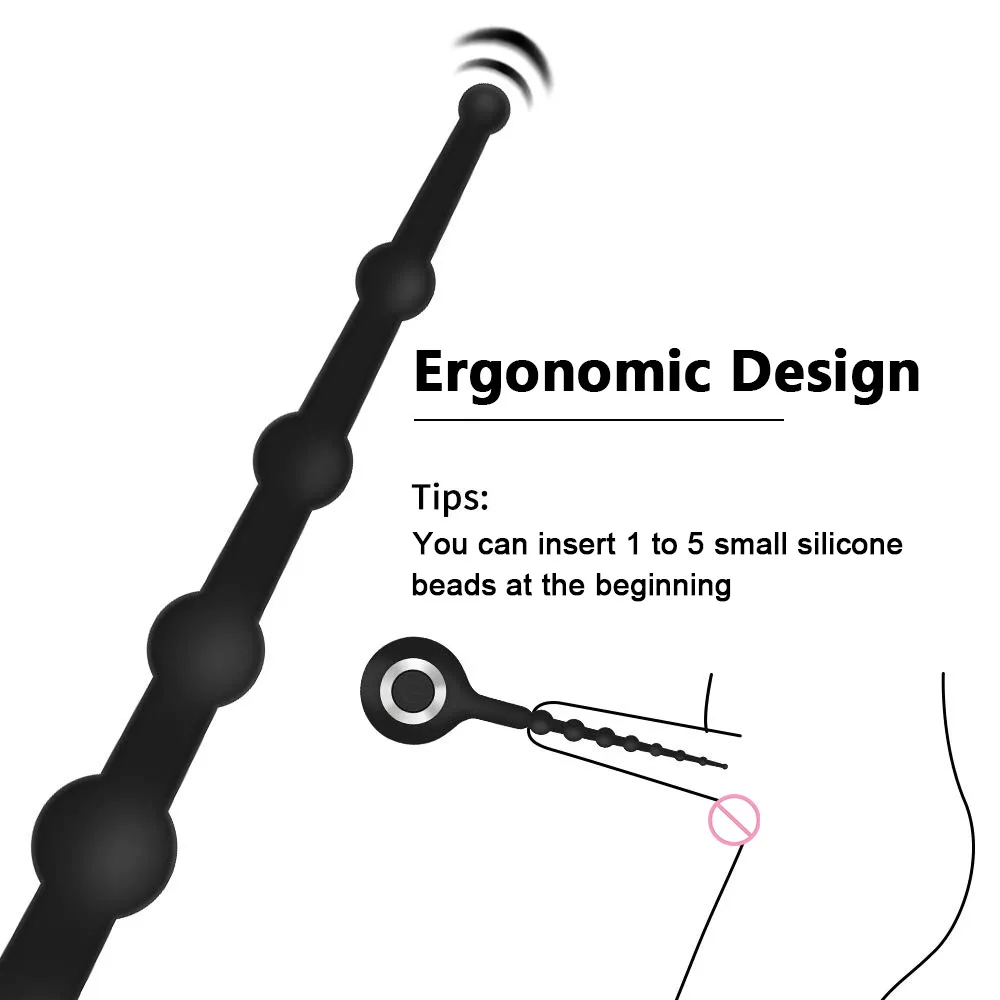 Male Urethral Penis Plug Vibrator 10 Modes Urethral... From Tubi07, $8.77