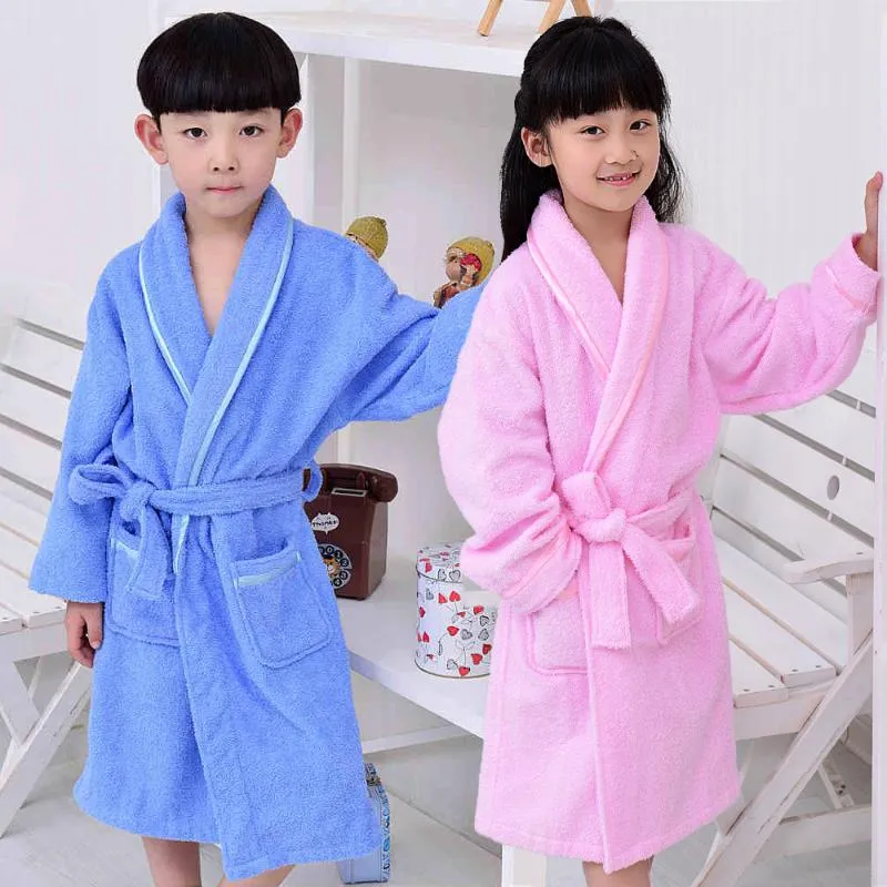 Children Bathrobe Towel Kids Boys Girls Cotton Robes Dressing Gown Homewear  Sleepwear From Maoku, $48.13 | DHgate.Com