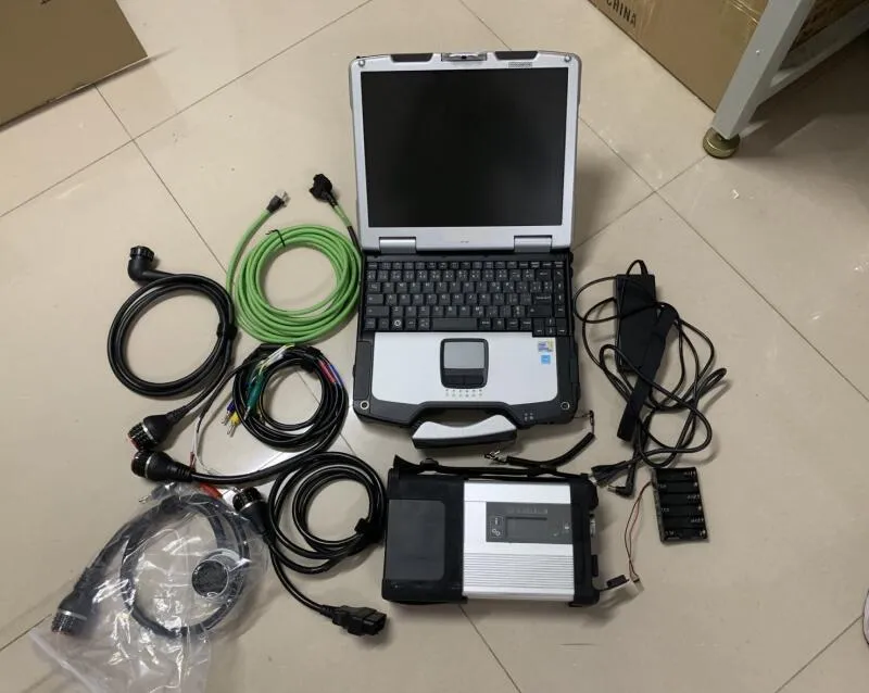 MB Star C5 HDD z laptopem CF30 Tward Set narzędzie diagnostyczne gotowe do użycia wielu języków