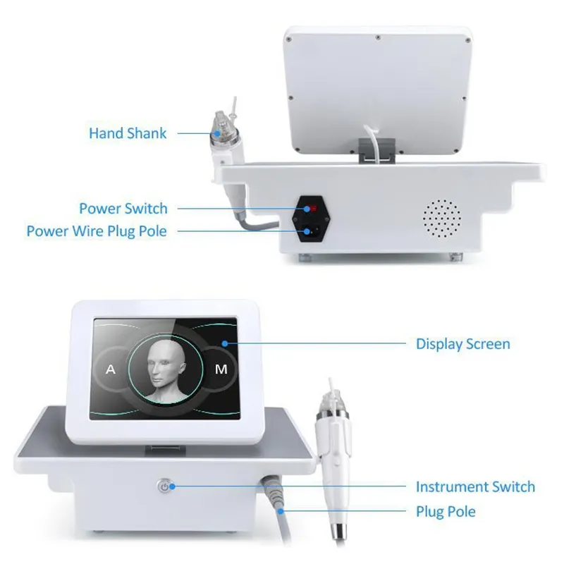 2-in-1 fraktionierte RF-Mikronadelmaschine mit Kalthammer, Anti-Akne, schrumpfende Poren, Facelift, Hautpflege, Dehnungsstreifen-Entferner