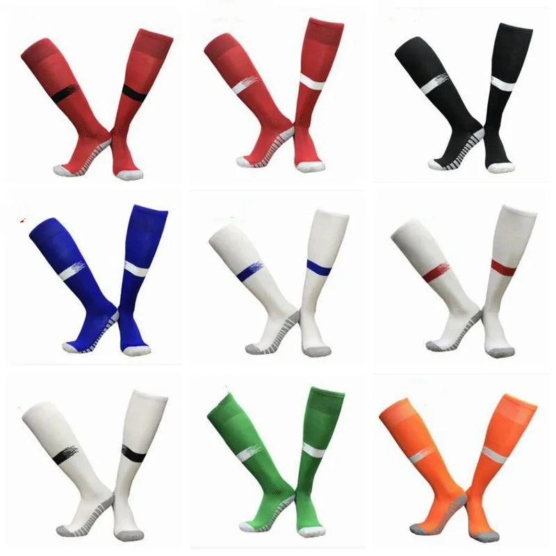 Respirável Anti-derrapante Sweat Knee High Socks Football Sock Toalha inferior Meias longo Meias Tubo Casual Athletic Tornozeleira Calcetines CZYQ6464