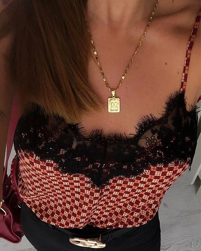 Модный старинный металлический золотой писем кулон ожерелье для женщин прямоугольник щит колье ожерелье панк boho цепи ожерелье bijoux 2019
