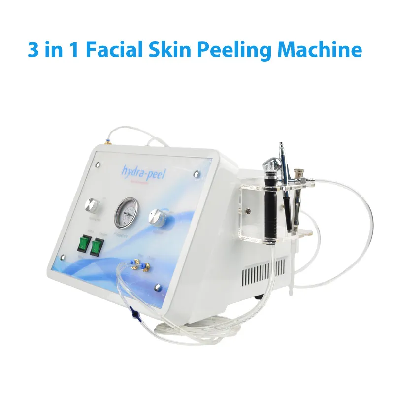 High quality 3 in 1 portable oxygen jet peel water hydra dermabrasion facial care beauty skin equipment