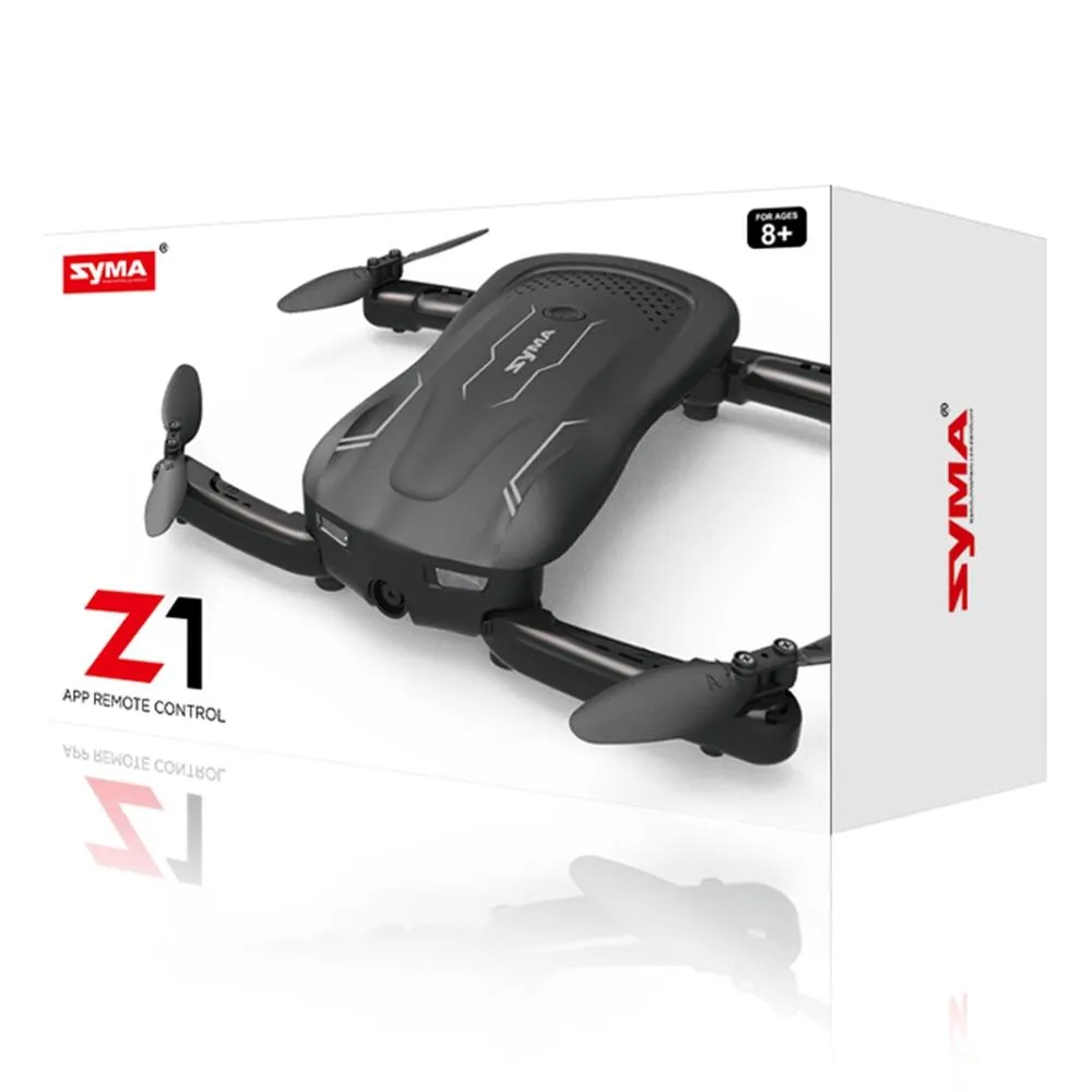 Quadricoptère RC pliable SYMA Z1 WIFI FPV avec flux optique de caméra HD 720P