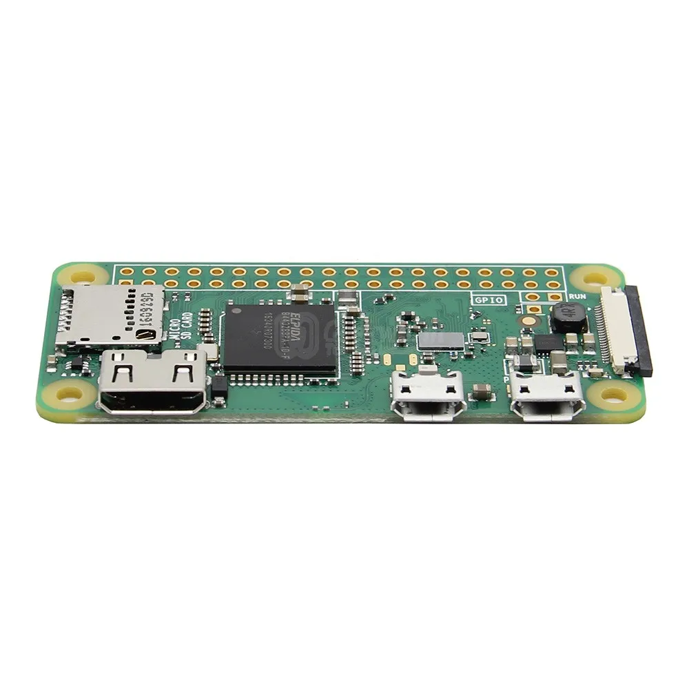 Freeshipping Raspberry Pi Zero W (لاسلكي) عدة BadUSB USB-A Addon Board + Raspberry Pi Zero W Mother Board Pi0 W Set